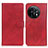 Leather Case Stands Flip Cover Holder A05D for OnePlus 11 5G Red