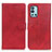 Leather Case Stands Flip Cover Holder A05D for OnePlus 9R 5G Red