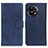 Leather Case Stands Flip Cover Holder A05D for OnePlus Ace 2 Pro 5G Blue