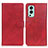 Leather Case Stands Flip Cover Holder A05D for OnePlus Nord 2 5G Red