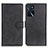 Leather Case Stands Flip Cover Holder A05D for Oppo A16s Black