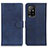 Leather Case Stands Flip Cover Holder A05D for Oppo A94 5G Blue