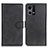 Leather Case Stands Flip Cover Holder A05D for Oppo F21 Pro 4G Black