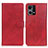 Leather Case Stands Flip Cover Holder A05D for Oppo F21 Pro 4G Red