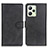 Leather Case Stands Flip Cover Holder A05D for Realme C35 Black