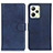 Leather Case Stands Flip Cover Holder A05D for Realme Narzo 50A Prime Blue