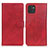 Leather Case Stands Flip Cover Holder A05D for Samsung Galaxy A03 Red