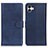 Leather Case Stands Flip Cover Holder A05D for Samsung Galaxy A04 4G Blue