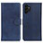 Leather Case Stands Flip Cover Holder A05D for Samsung Galaxy A13 4G Blue