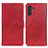 Leather Case Stands Flip Cover Holder A05D for Samsung Galaxy A13 5G Red