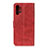 Leather Case Stands Flip Cover Holder A05D for Samsung Galaxy A32 4G Red