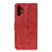 Leather Case Stands Flip Cover Holder A05D for Samsung Galaxy A32 5G Red