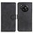 Leather Case Stands Flip Cover Holder A05D for Sharp Aquos R7s Black