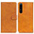 Leather Case Stands Flip Cover Holder A05D for Sony Xperia 1 IV Brown