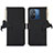 Leather Case Stands Flip Cover Holder A05D for Xiaomi Redmi 11A 4G Black