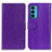 Leather Case Stands Flip Cover Holder A06D for Motorola Moto Edge 20 5G Purple