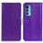 Leather Case Stands Flip Cover Holder A06D for Motorola Moto Edge 20 Pro 5G Purple