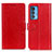 Leather Case Stands Flip Cover Holder A06D for Motorola Moto Edge 20 Pro 5G Red