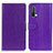 Leather Case Stands Flip Cover Holder A06D for OnePlus Nord CE 5G Purple