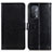 Leather Case Stands Flip Cover Holder A06D for Oppo A54 5G Black