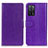 Leather Case Stands Flip Cover Holder A06D for Oppo A55 5G Purple