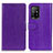 Leather Case Stands Flip Cover Holder A06D for Oppo A95 5G Purple