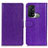 Leather Case Stands Flip Cover Holder A06D for Oppo Reno5 A Purple