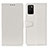 Leather Case Stands Flip Cover Holder A06D for Samsung Galaxy A02s White