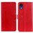 Leather Case Stands Flip Cover Holder A06D for Samsung Galaxy A03 Core Red