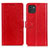 Leather Case Stands Flip Cover Holder A06D for Samsung Galaxy A03 Red