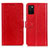 Leather Case Stands Flip Cover Holder A06D for Samsung Galaxy A03s Red