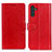 Leather Case Stands Flip Cover Holder A06D for Samsung Galaxy A04s Red