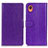 Leather Case Stands Flip Cover Holder A06D for Samsung Galaxy A22 5G SC-56B Purple