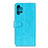 Leather Case Stands Flip Cover Holder A06D for Samsung Galaxy A32 4G Sky Blue