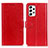 Leather Case Stands Flip Cover Holder A06D for Samsung Galaxy A53 5G Red