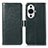 Leather Case Stands Flip Cover Holder A07D for Huawei Nova 11 Ultra Green