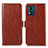 Leather Case Stands Flip Cover Holder A07D for Motorola Moto E13