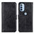 Leather Case Stands Flip Cover Holder A07D for Motorola Moto G31