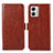 Leather Case Stands Flip Cover Holder A07D for Motorola Moto G53 5G