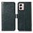 Leather Case Stands Flip Cover Holder A07D for Motorola Moto G53j 5G Red