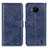 Leather Case Stands Flip Cover Holder A07D for Nokia C20 Plus Blue