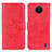 Leather Case Stands Flip Cover Holder A07D for Nokia C20 Plus Red