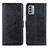 Leather Case Stands Flip Cover Holder A07D for Nokia G22 Black