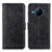 Leather Case Stands Flip Cover Holder A07D for Nokia X100 5G Black