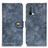 Leather Case Stands Flip Cover Holder A07D for OnePlus Nord CE 5G Blue