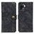 Leather Case Stands Flip Cover Holder A07D for Oppo Reno5 F Black