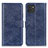 Leather Case Stands Flip Cover Holder A07D for Samsung Galaxy A03 Blue