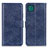 Leather Case Stands Flip Cover Holder A07D for Samsung Galaxy A22s 5G Blue