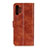 Leather Case Stands Flip Cover Holder A07D for Samsung Galaxy A32 5G Brown