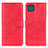 Leather Case Stands Flip Cover Holder A07D for Samsung Galaxy F42 5G Red